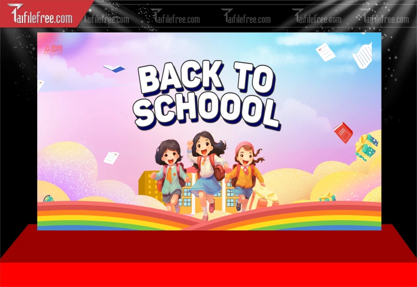 Phông Nền Nền Chào Mừng Năm Học Mới_LG116