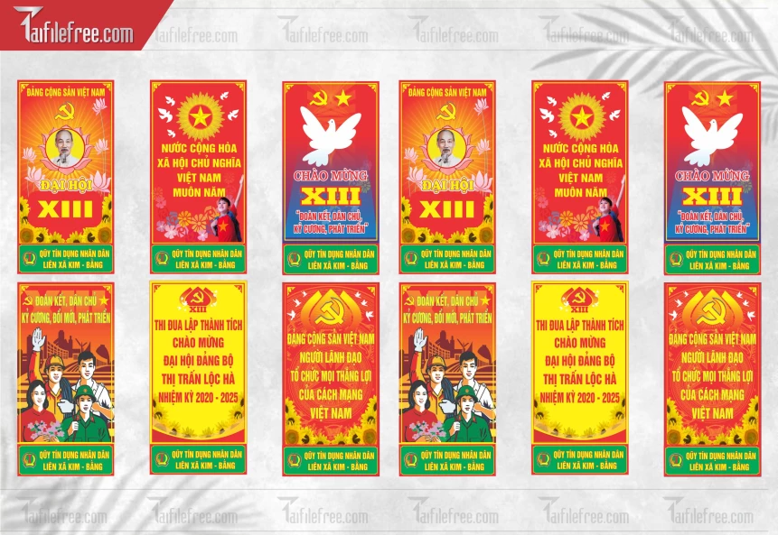 Poster/Banner Đại Hội Đảng Hội_TD242