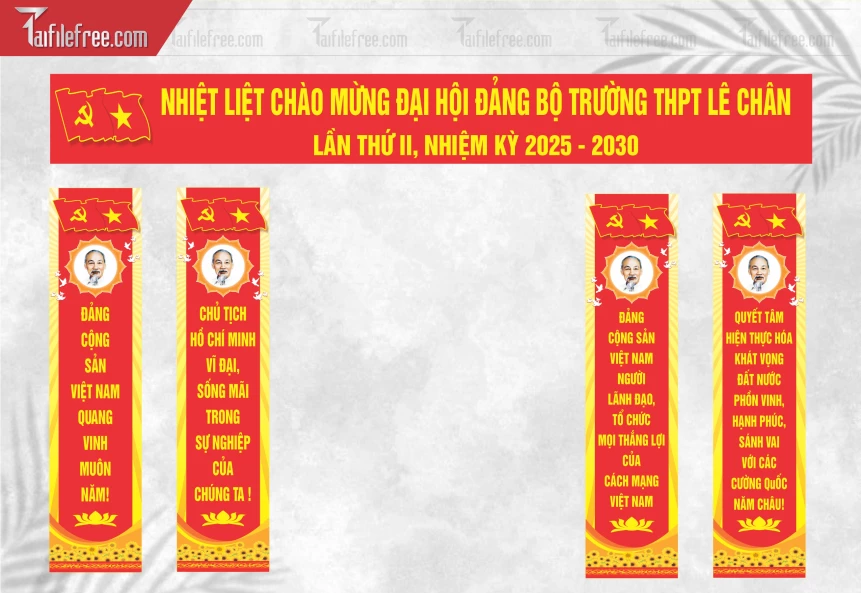 Phướn Đại Hội Đảng Bộ _TD252