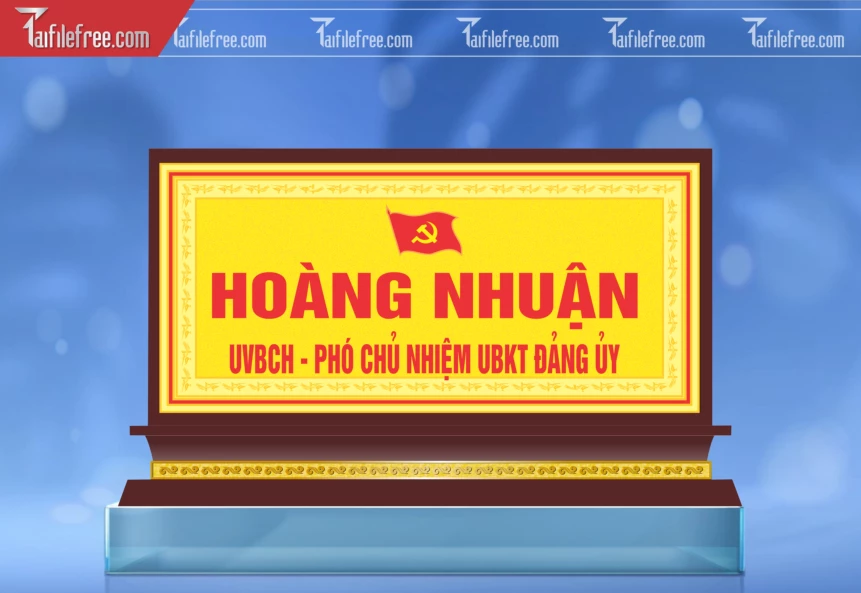 Biển Chức Danh Đăng Ủy_TD_261