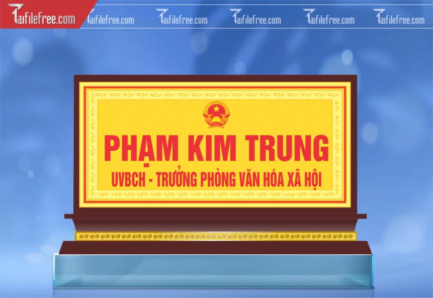 Biển Chức Danh Văn Hóa Xã Hội_TD_262