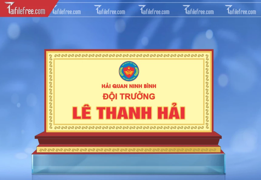 Biển Chức Danh Hải Quân_TD_268