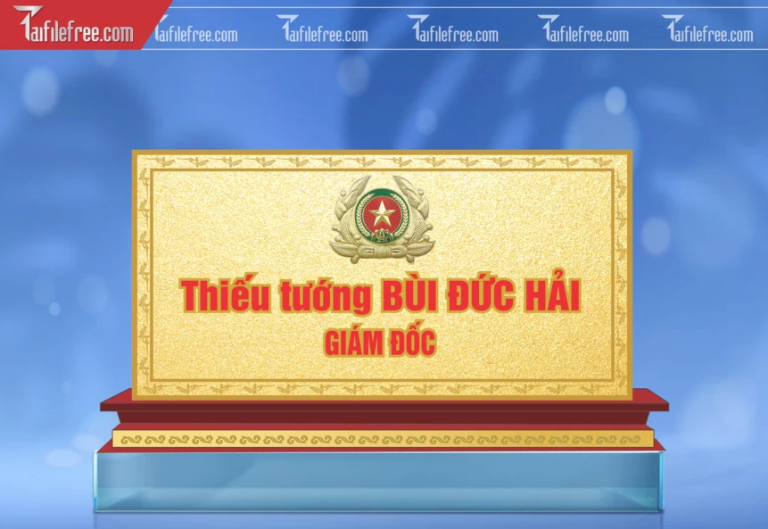 Biển Chức Danh Quân Đội_TD_269