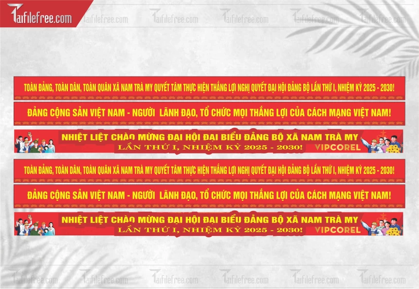 Băng Rôn Đại Hội Đảng Bộ_TD338