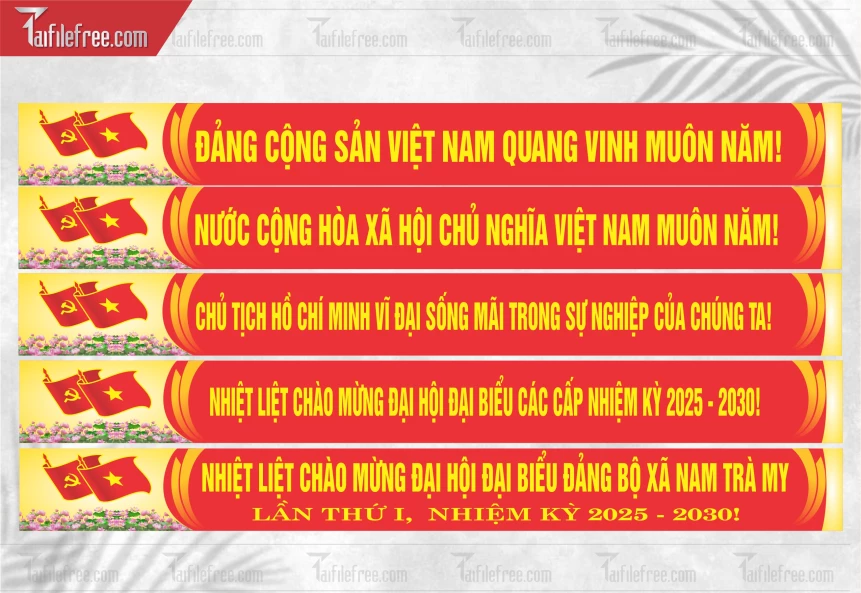 Băng Rôn Đại Hội Đảng Bộ_TD340