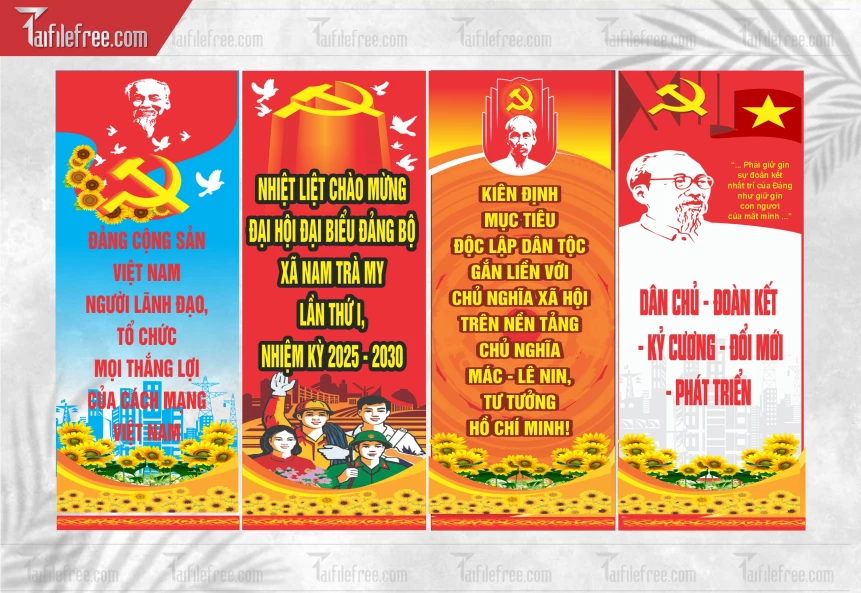 Phướn Đại Hội, Đảng Bộ_TD343