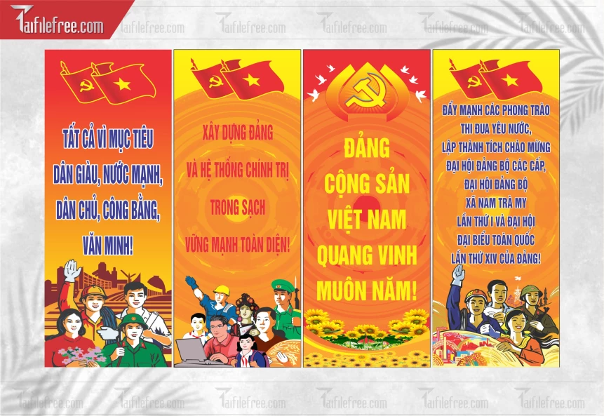 Phướn Đại Hội, Đảng Bộ_TD345