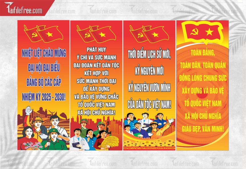 Phướn Đại Hội, Đảng Bộ_TD346