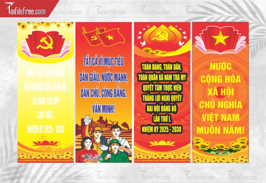 Phướn Đại Hội, Đảng Bộ_TD349