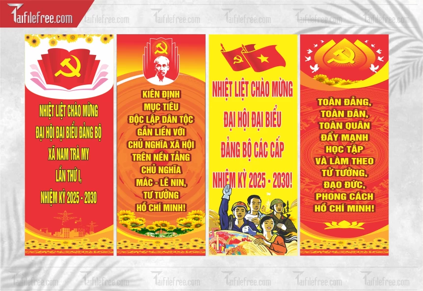 Phướn Đại Hội, Đảng Bộ_TD350