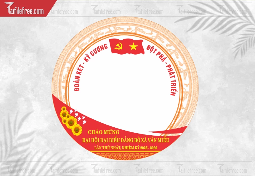 Khung Avatar Facebook Đại Hội_TD354