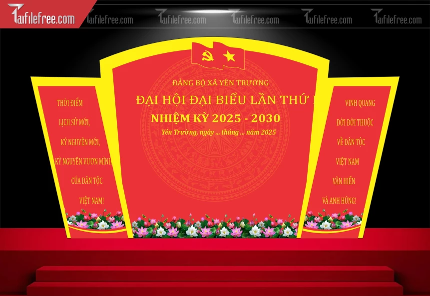 Background Đại Hội Đại Biểu Lần Thứ I_TD398