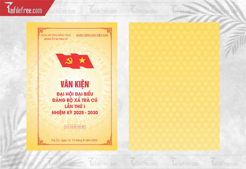 Thư Mời Đại Hội Đại Biểu Xã Trà Cú Lần Thứ I_TD412