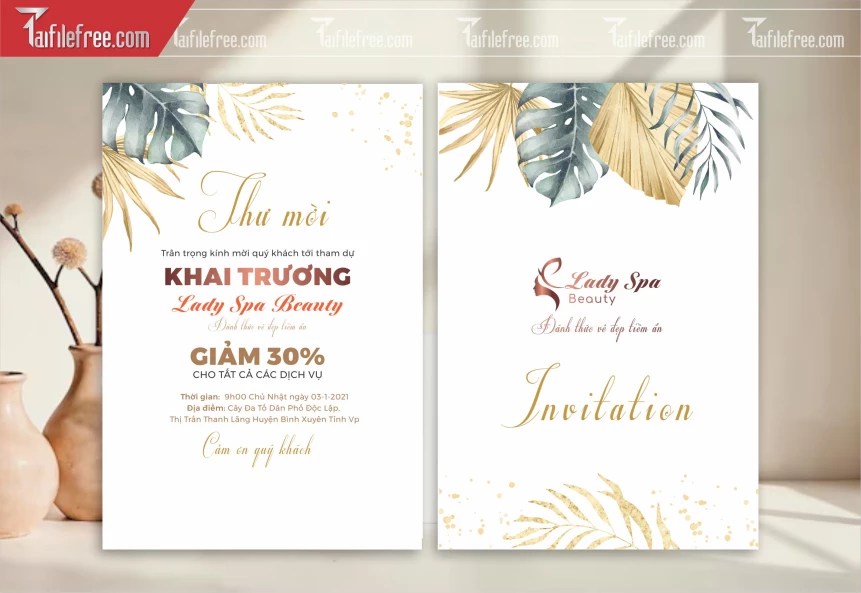 File Thiết Kế Thư Mời Lễ Khai Trương Spa_TD42