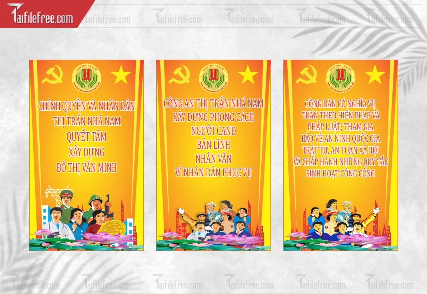 Poster Kỷ Niệm Ngày Truyền Thống Công An Nhân Dân_TD424