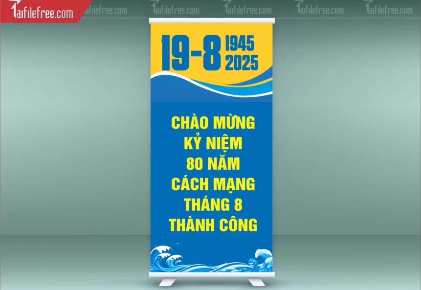 Poster Chào Mừng Kỷ Niệm 80 Năm Cách Mạng_TD439