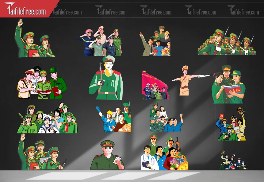 Ảnh Png Chiến Sĩ Công An Bộ Đội_TD472