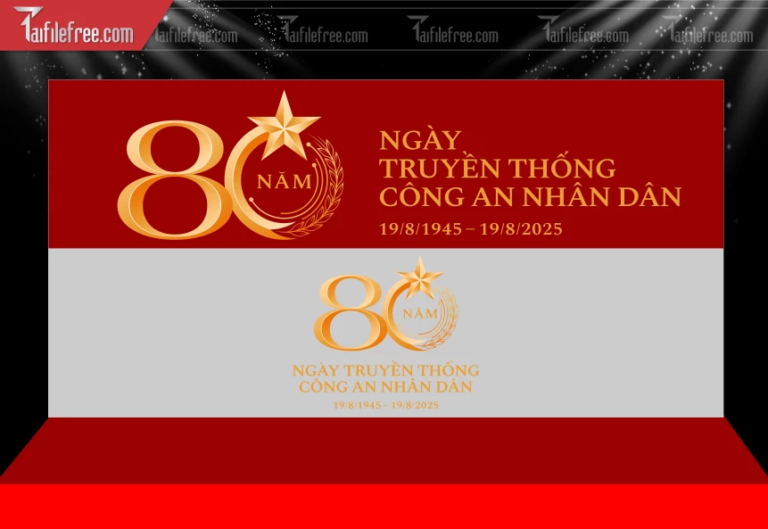 Maket Kỷ Niệm 80 Năm Ngày Truyền Thống Công An Nhân Dân_TD476.