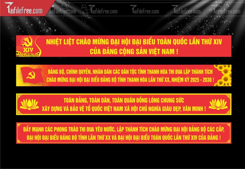 Băng Rôn Đại Hội Đảng_TD4768