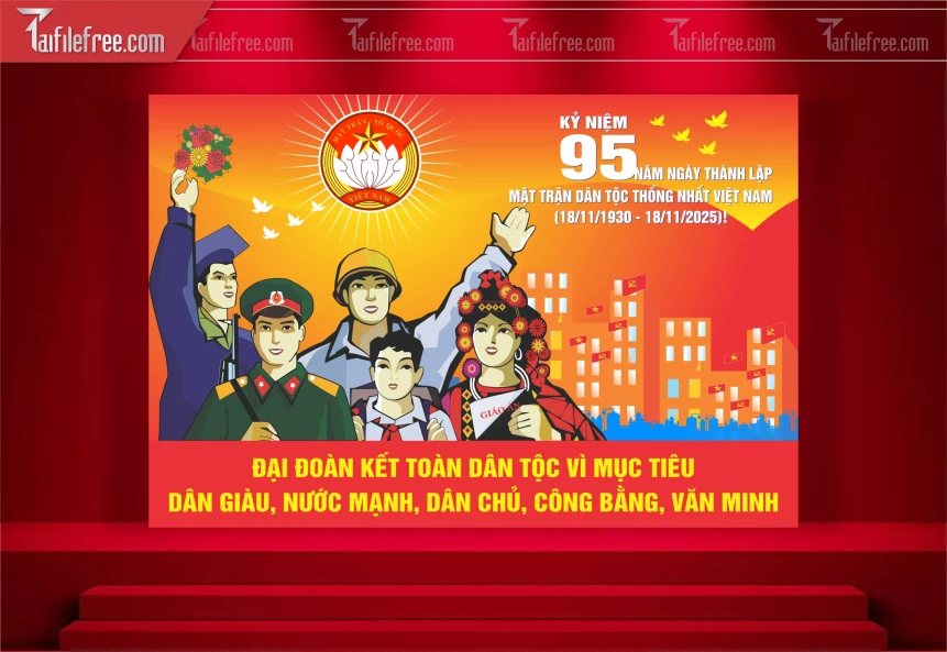 Maket Đại Đoàn Kết Dân Tộc_TD487