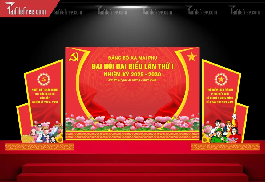 Maket Đại Hội Đảng Bộ_TD488