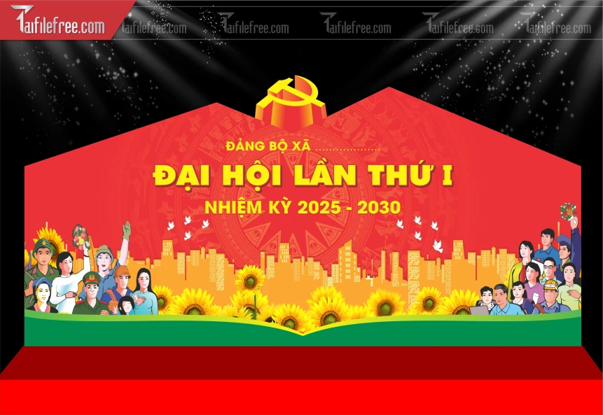 Maket Đại Hội Đảng Bộ_TD489