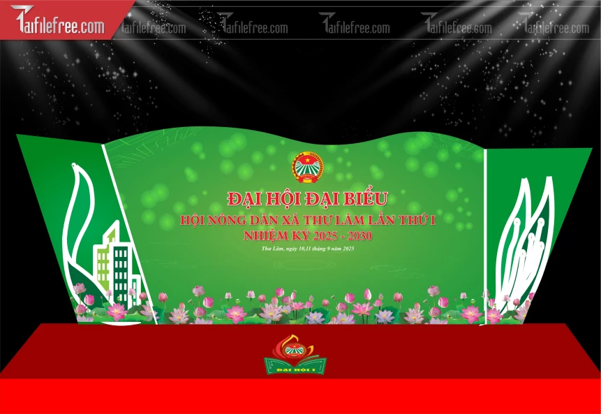 Maket Đại Hội Đại Biểu Hội Nông Dân_TD491