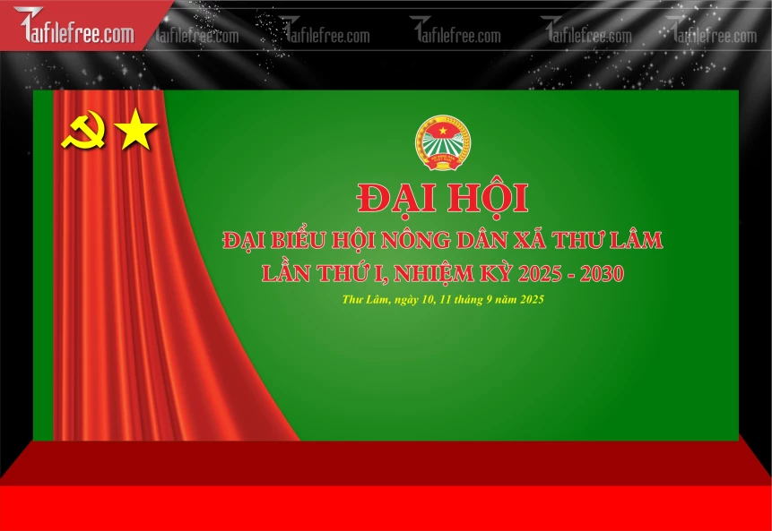 Maket Đại Hội Đại Biểu Hội Nông Dân_TD493