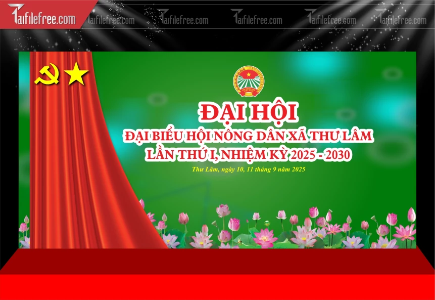 Maket Đại Hội Đại Biểu Hội Nông Dân_TD494