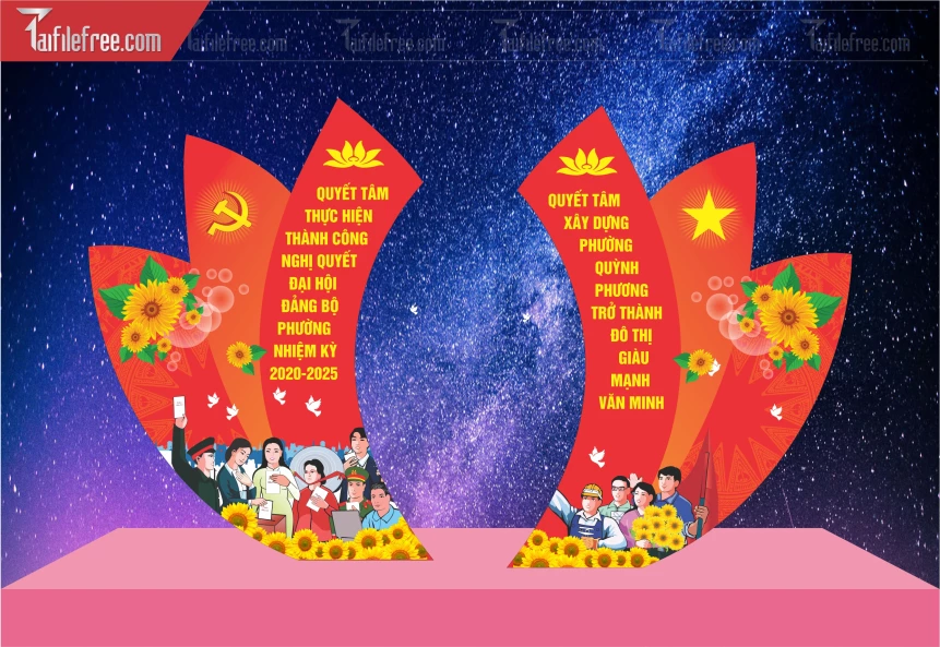 Phướn Đại Hội Đảng Bộ _TD251