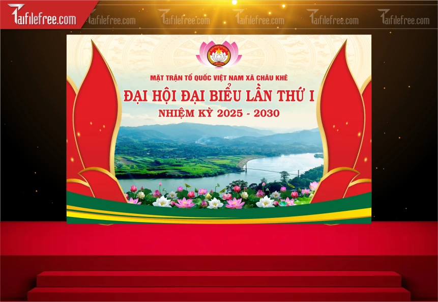 Maket Đại Hội Đại Biểu Mặt Trận Tổ Quốc_TD511