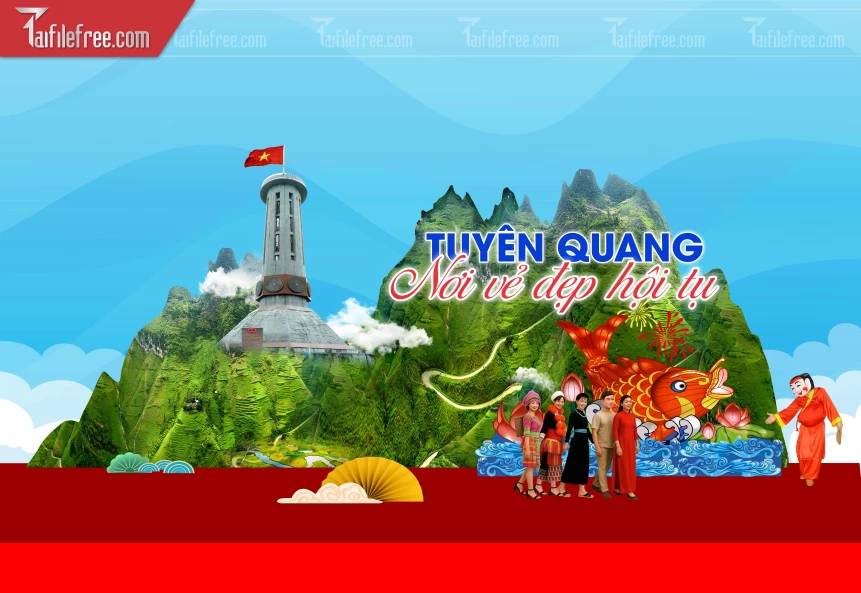 Tiểu Cảnh Checkin Triển Lãm Ảnh Du Lịch Tuyên Quang, (Điện Biên)_TD516