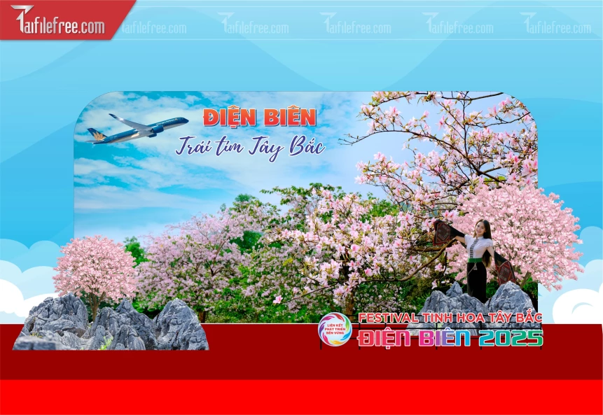 Tiểu Cảnh Checkin Triển Lãm Ảnh Du Lịch Điện Biên, (Điện Biên)_TD517