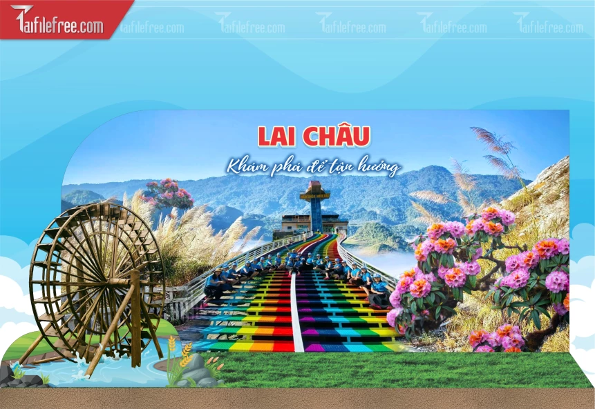 Tiểu Cảnh Checkin Triển Lãm Ảnh Du Lịch Lai Châu. (Điện Biên)_TD518