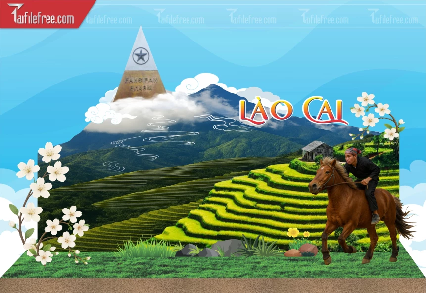 Tiểu Cảnh Checkin Triển Lãm Ảnh Du Lịch Lào Cai. (Điện Biên)_TD519