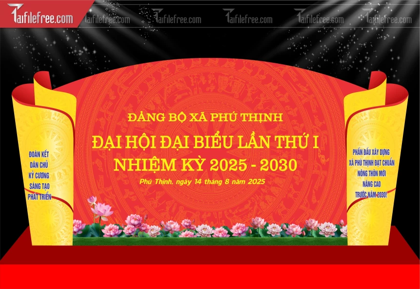 Background Đại Hội Đại Biểu Lần Thứ I_TD538