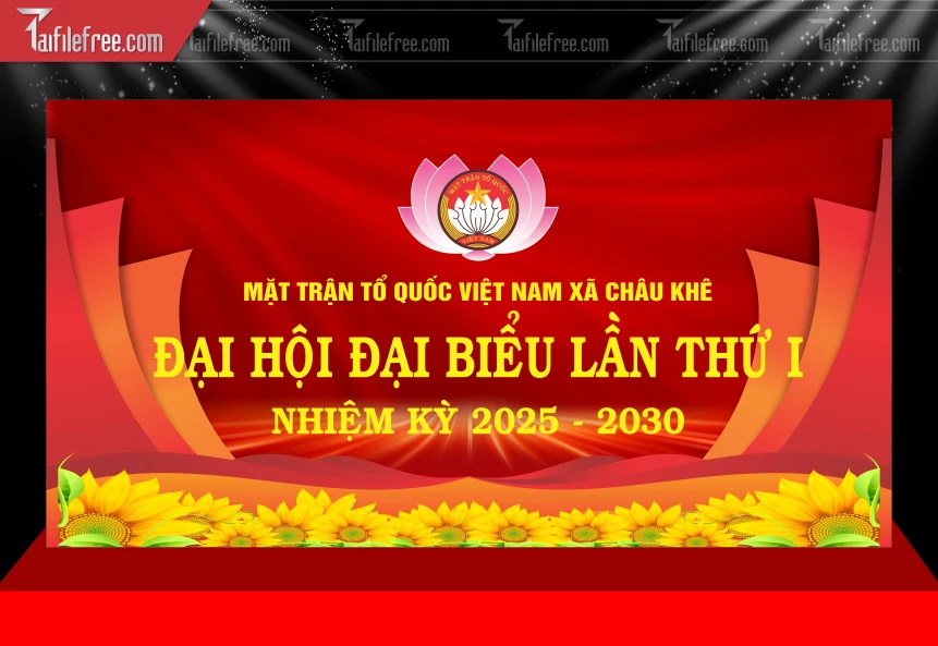 Background Đại Hội Đại Biểu Lần Thứ I_TD539