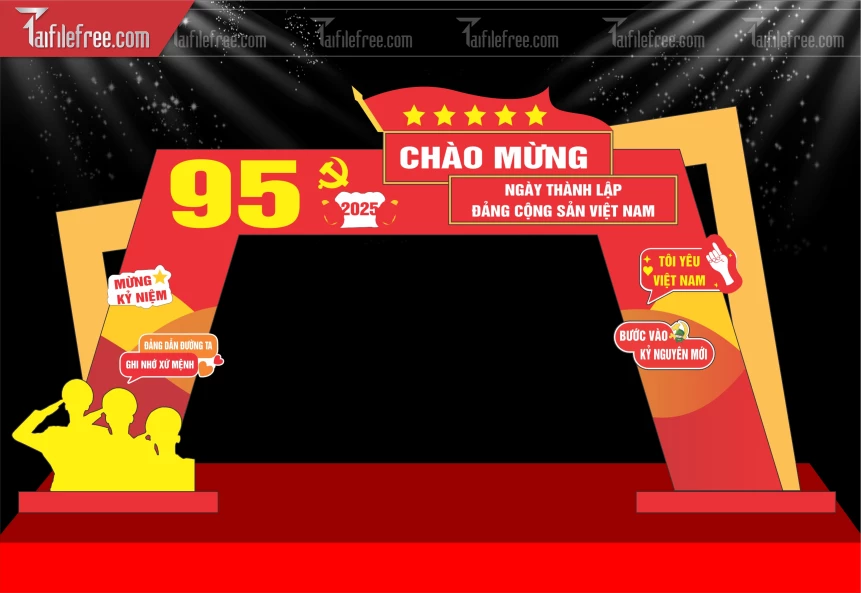 Cổng Chào Đại Hội Đại Biểu_TD548