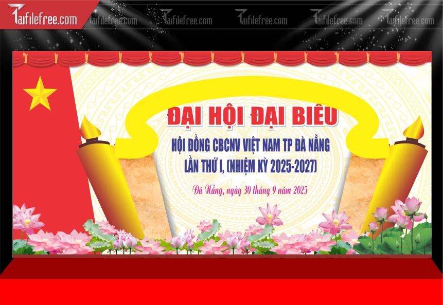 Phông Nền Đại Hội Đại Biểu_TD553