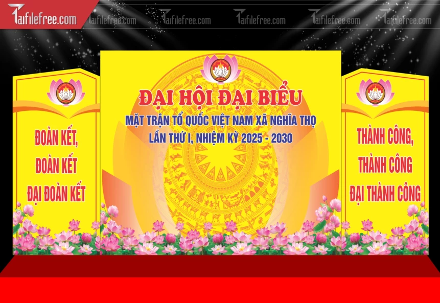Phông Nền Đại Hội Đại Biểu_TD559