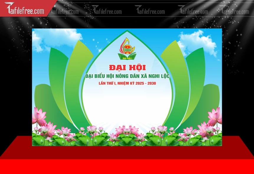 Phông Nền Đại Hội Đại Biểu_TD560