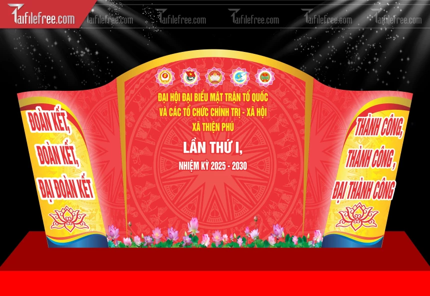 Phông Nền Đại Hội Đại Biểu_TD561