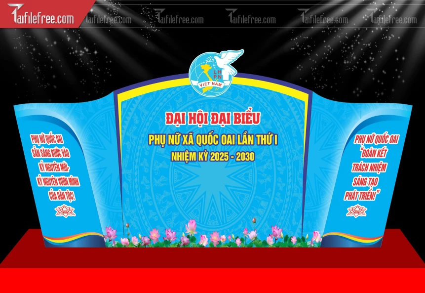 Phông Nền Đại Hội Đại Biểu_TD562