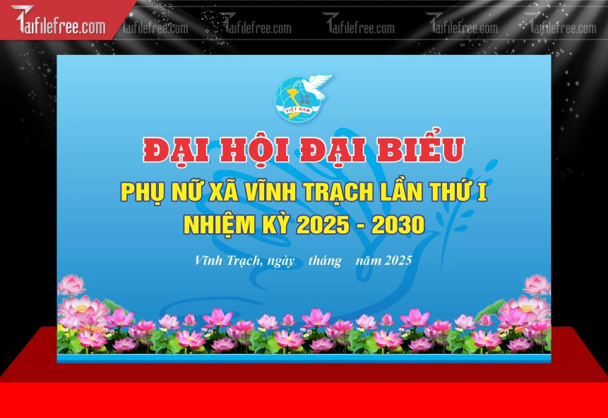 Phông Nền Đại Hội Đại Biểu_TD564
