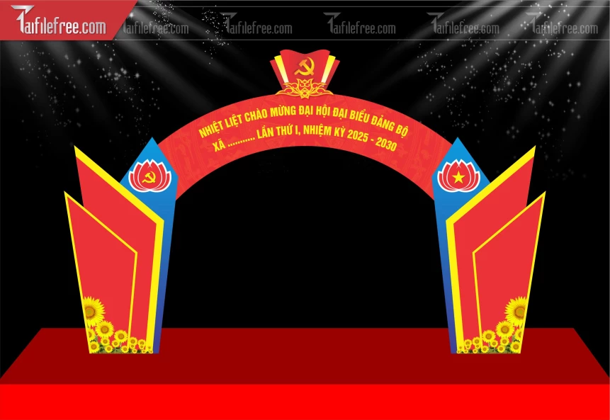 Cổng Đại Hội Đảng Bộ_TD570