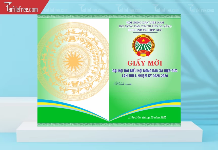 Giấy Mời Đại Hội Đại Biểu_TD571