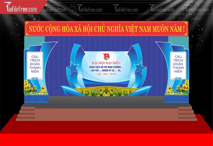 Phông Nền Đại Hội Đại Biểu_TD582
