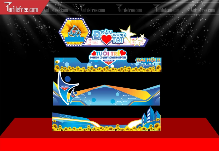 Phông Nền Đại Hội Đại Biểu_TD583