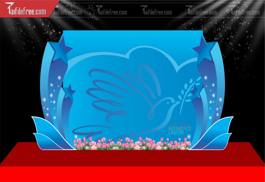 Phông Nền Trang Trí Đại Hội Đại Biểu_TD586