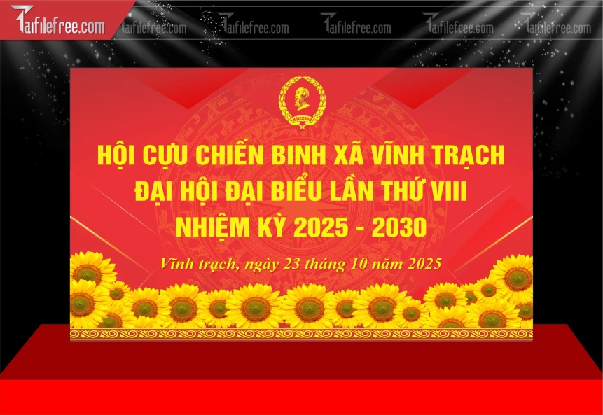 Phông Nền Đại Hội Đại Biểu_TD590